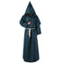 Halloween Costumes Monk Hooded Robe Cloak Cape Friar Medieval Priest Comic Con Party Costumes - menochic